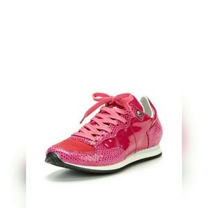 Fuschia/Snake print Running Sneaker
