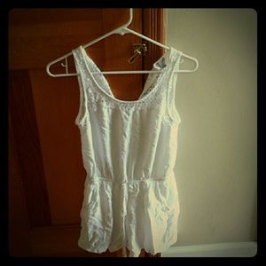 adorable white romper