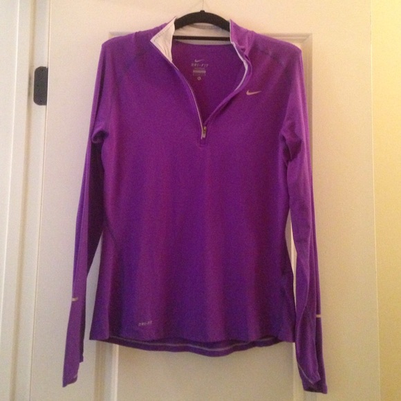 Nike three quarter zip up jacket