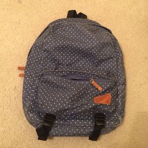 Deana Backpack in Chambray Dots