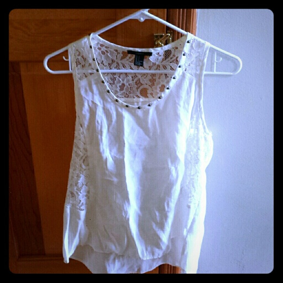 Cream tank top