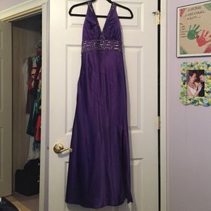 Brand new royal purple prom dress. Worn once!