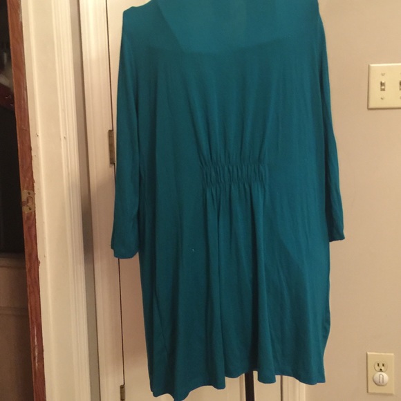 ELEMENTZ GREEN/BLUE  DRESS ATTACHED JACKET - Picture 3 of 3