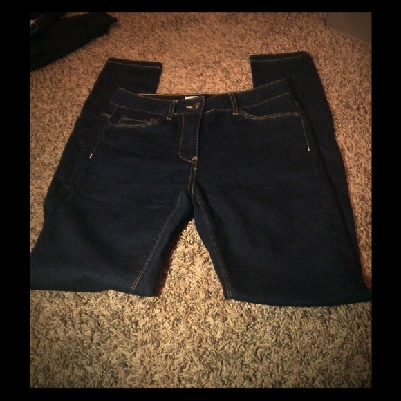 Denim skinny jeans