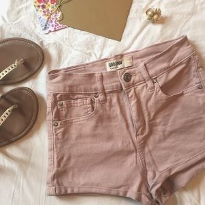 r o s e • h i g h • w a i s t e d • s h o r t s