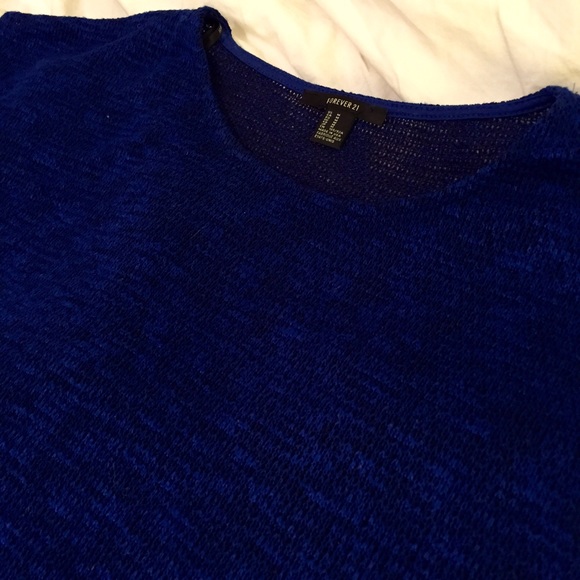 Blue Knitted Blouse - Picture 2 of 2