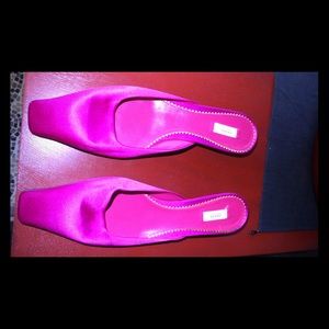 Prada mules size 40 Hot Pink