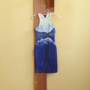 Landscape print H&M dress