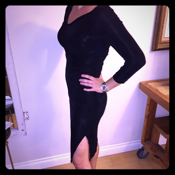BCBG Dress with side leg slit