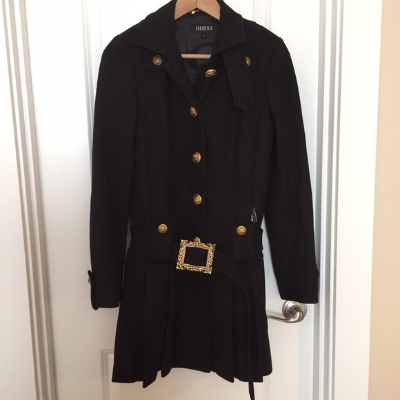 Guess Black Coat with Scotch Style Bottom