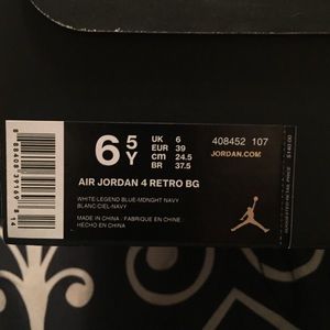 Air Jordan 4 Retro BG