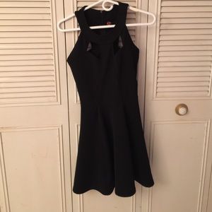 Black cutout dress