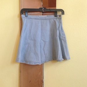 American Apparel denim circle skirt