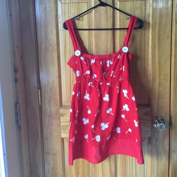 Super fun cherry top! Size large