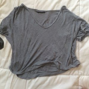 Cropped brandy Melville vneck