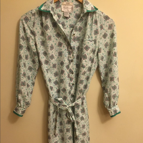 I. Magnin Shrader Petite Vintage Dress - Picture 3 of 4