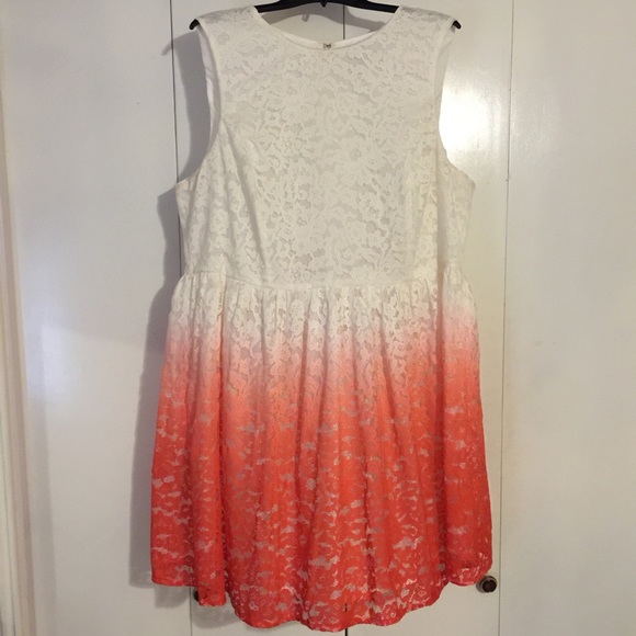 ASOS Curve Skater Ombré Dress