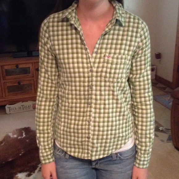Hollister plaid flannel shirt - Picture 1 of 2