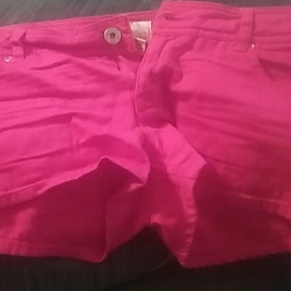 Hot pink shorts