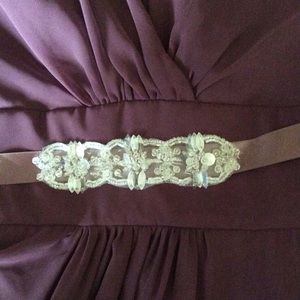 Lazaro Dresses - 🆕Lazaro gown- bridesmaid or prom dress w sash! Lazaro Dresses - 🆕Lazaro gown- bridesmaid or prom dress w sash!