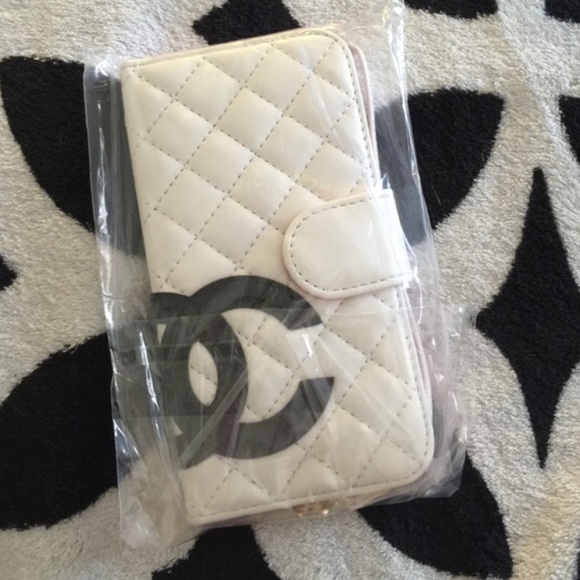 iPhone 6 case white w/pink