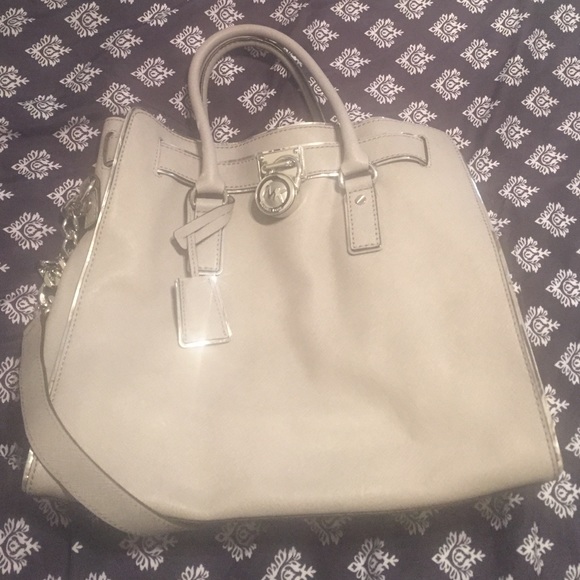 MICHAEL KORS Gray Hamilton Tote