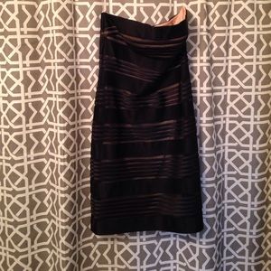 Black cache cocktail dress Black cache cocktail dress