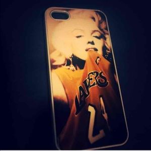 Marilyn Monroe with lakers jersey iPhone 5 case