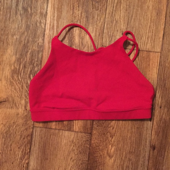lululemon athletica Tops - Trinity Bra Red