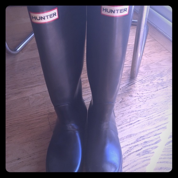Hunter boots black