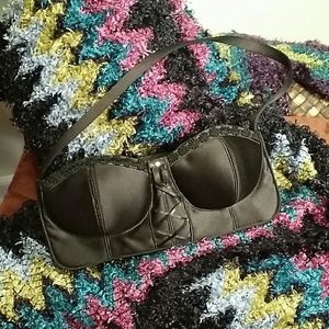 CUTE! Black corset style purse