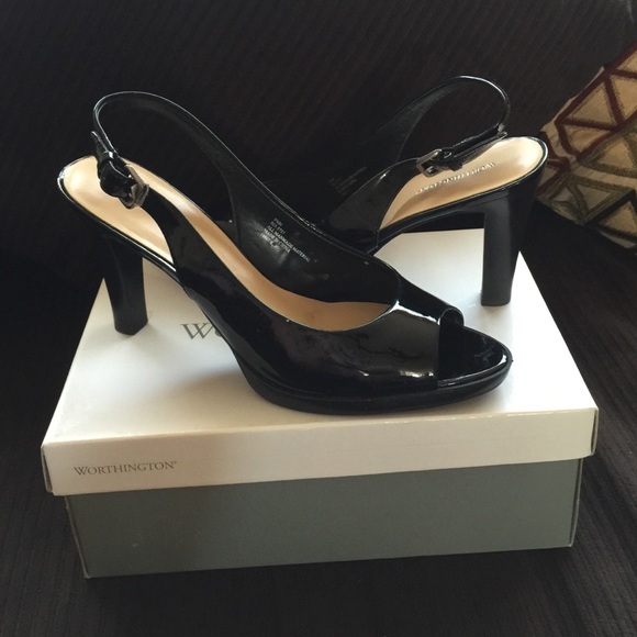 Worthington black heels