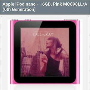 Ipod Nano 16GB 6th generation NWT Pink
