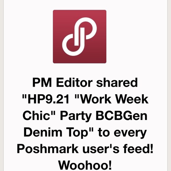 BCBGeneration Denim Top Long Sleeve Size Small - Picture 4 of 4