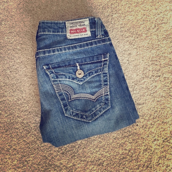 Big Star low-rise boot cut jeans