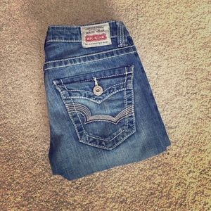 Big Star low-rise boot cut jeans