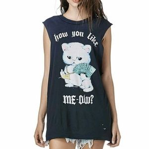 UNIF Clothing 'HOW YOU LIKE MEOW' TANK/TEE