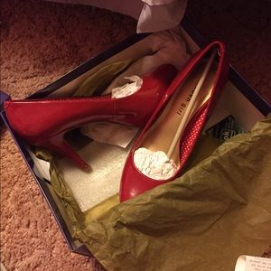 Red high heels