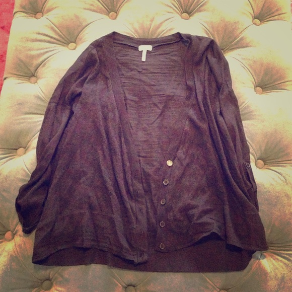 Splendid black quarter sleeve cardigan