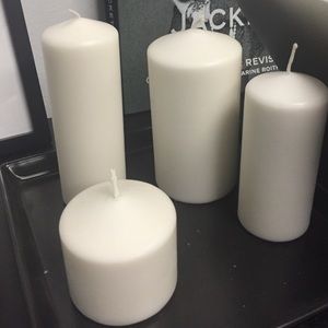 White candles