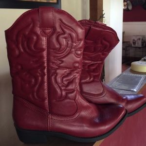 Red Cowboy boots