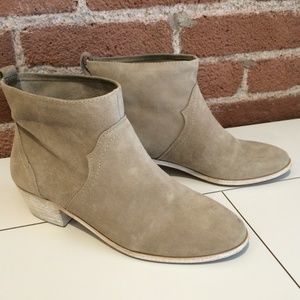 Brand new suede ankle boots