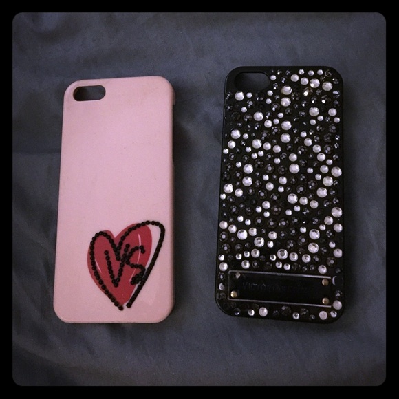 Two Victoria's Secret iPhone 5 cases