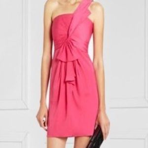 One shoulder cocktail dress