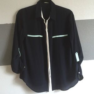 Zara button down blouse- brand new