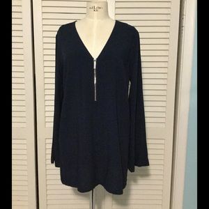NWT, Michael Kors Navy Tunic
