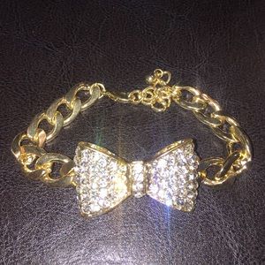Crystal Bow Bracelet