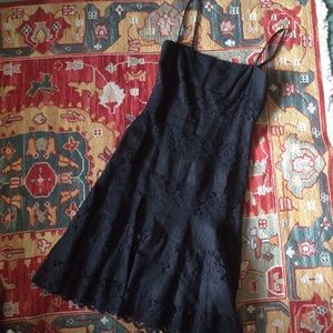 Stunning Black Dress With Lace!