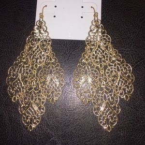 Arabic drop earrings