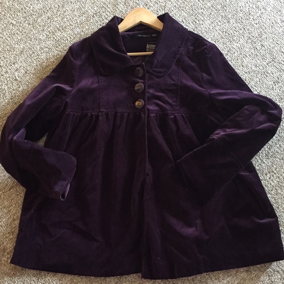 Velvet Dark Purple Jacket